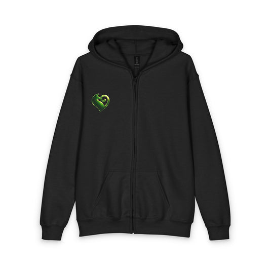 HELP Humane Zip Up Hoodie St. Patrick's Day - Logo on the Back