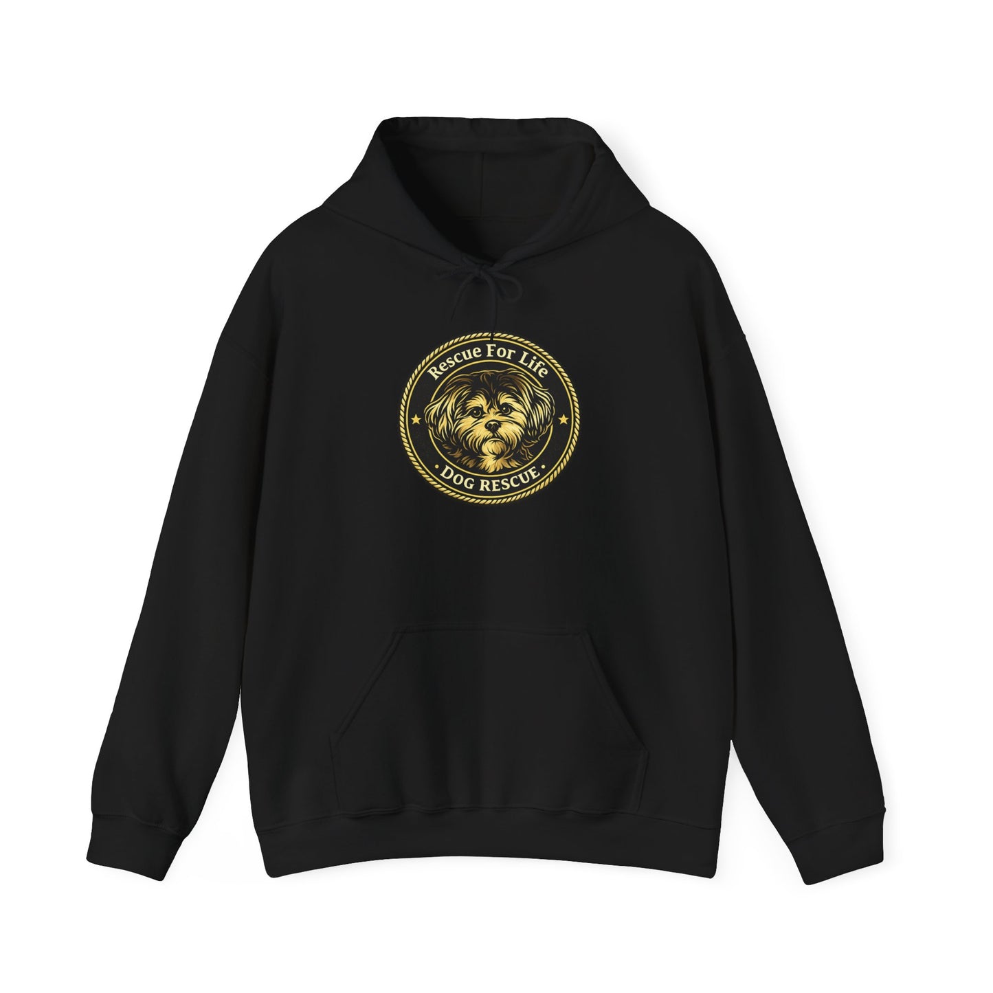 Rescue for Life Dog Rescue Hoodie "Badge" Collection