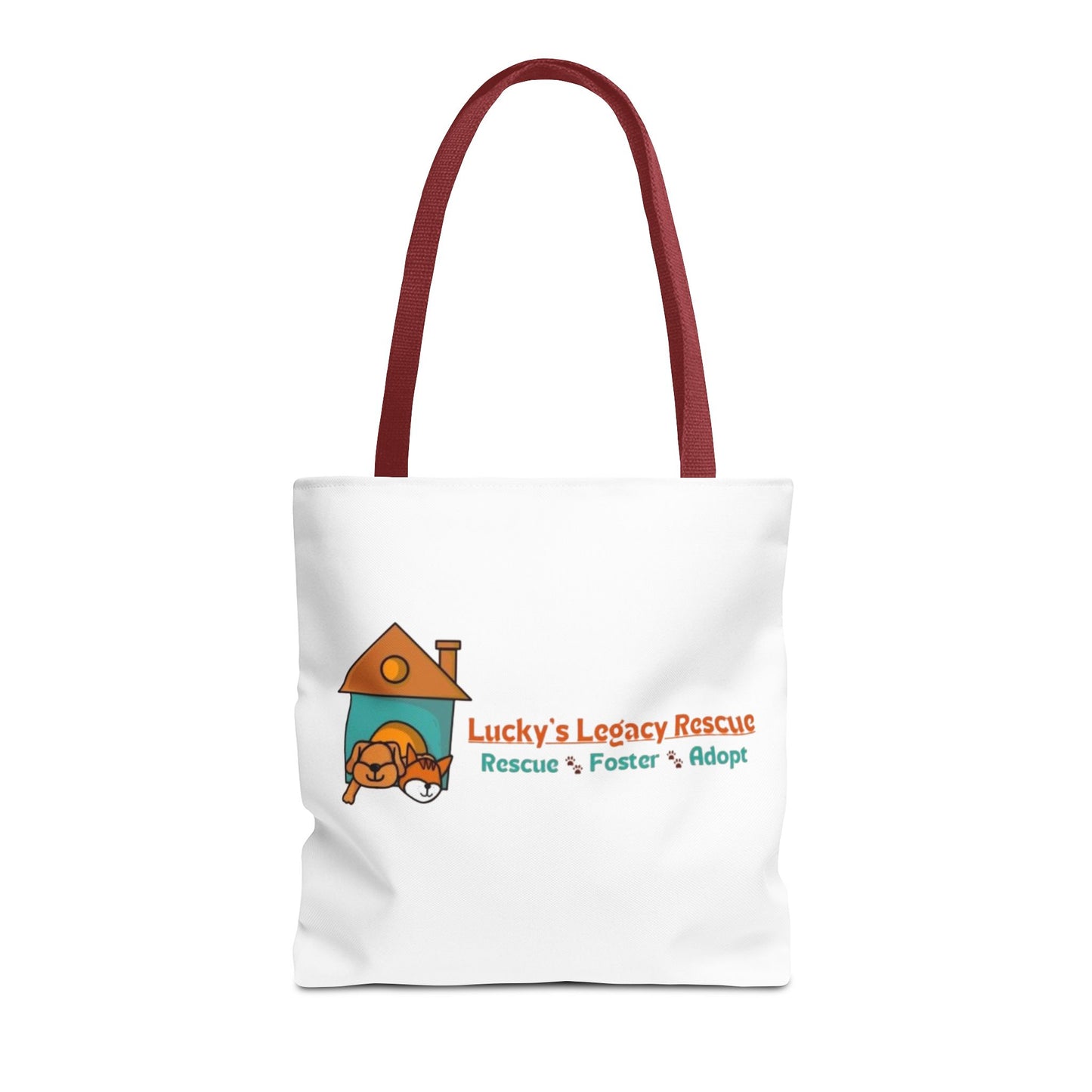 Lucky's Legacy Rescue Logo Tote (Rescue • Foster • Adopt)