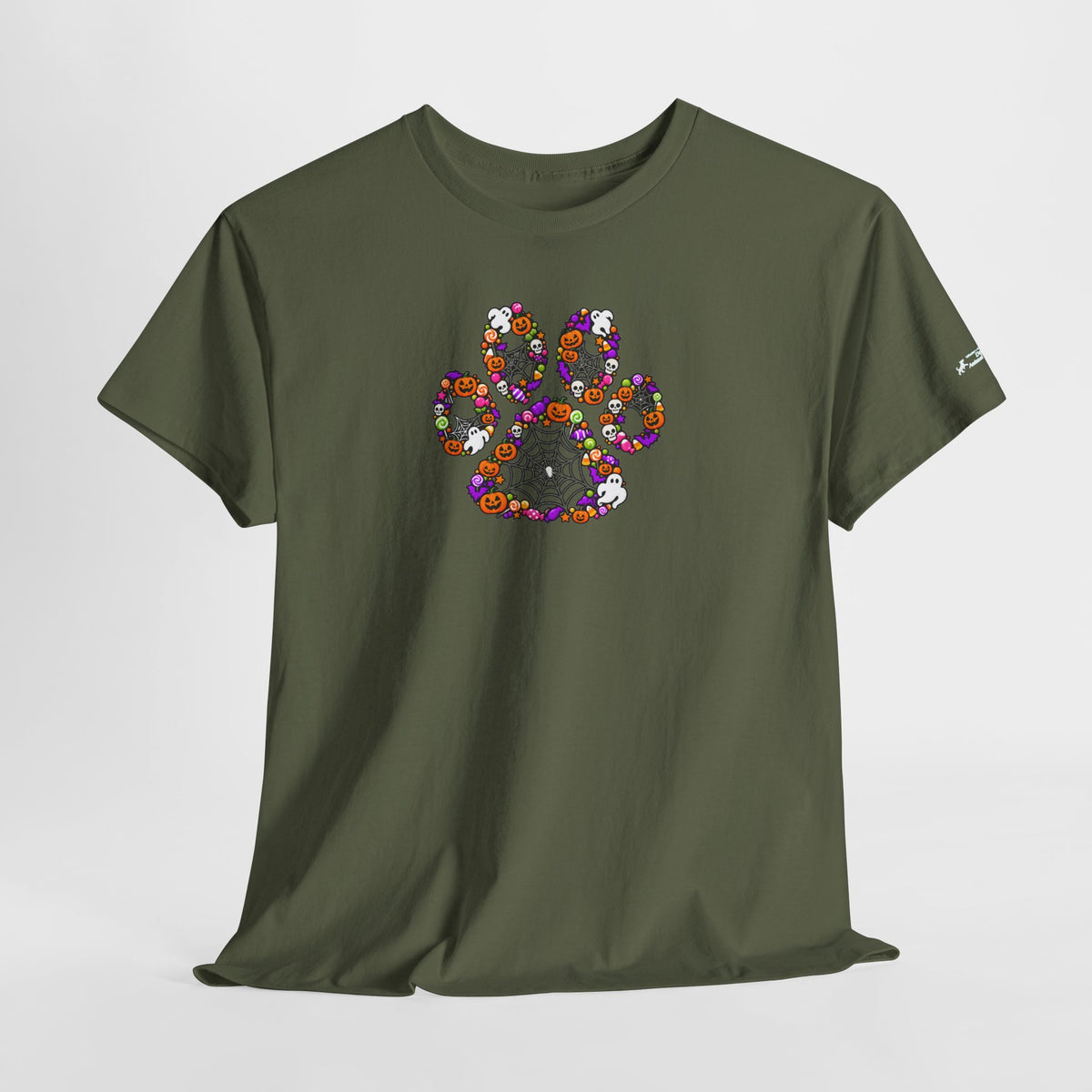 Delta Animal Shelter Spooky Paw Print T-Shirt