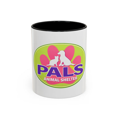 PALS Animal Shelter Accent Coffee Mug – 11/15oz Pet Rescue Logo Mug