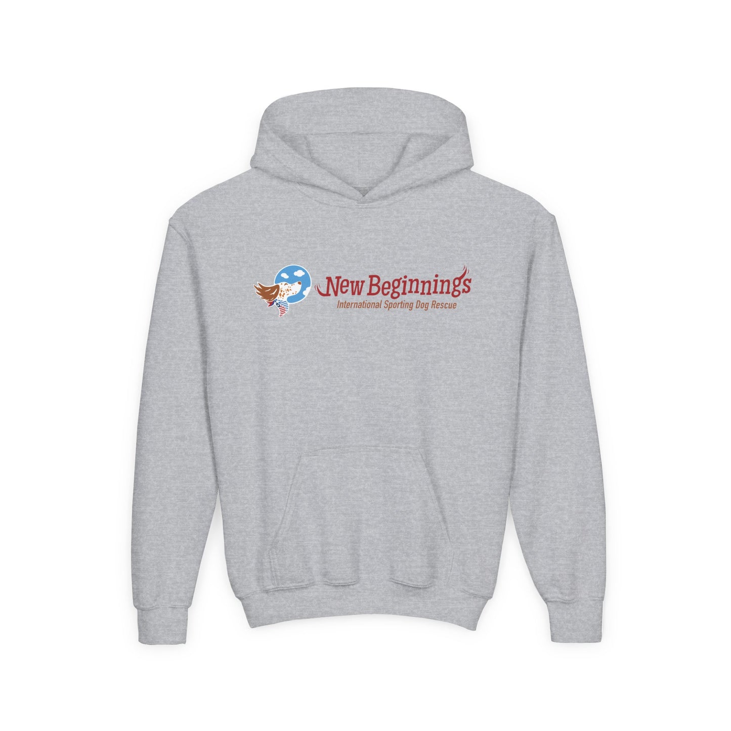 Youth Hoodie - "New Beginnings" Inspirational Logo Pullover
