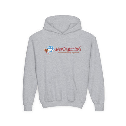 Youth Hoodie - "New Beginnings" Inspirational Logo Pullover