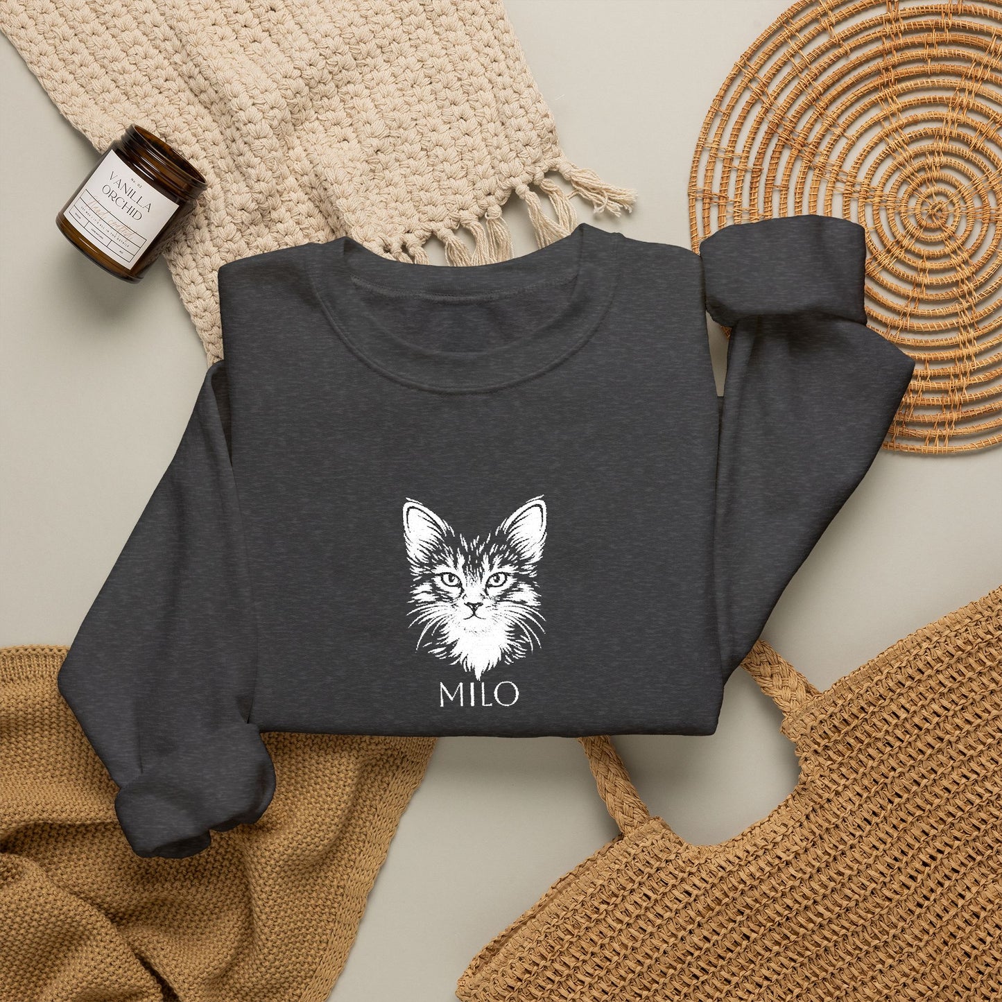 Personalized Embroidered Crewneck Sweatshirt
