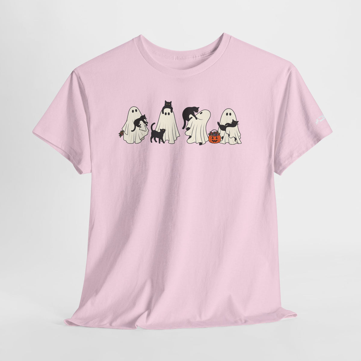 Delta Animal Shelter Cute Ghost Cats Halloween T‑Shirt