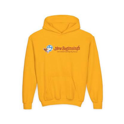 Youth Hoodie - "New Beginnings" Inspirational Logo Pullover