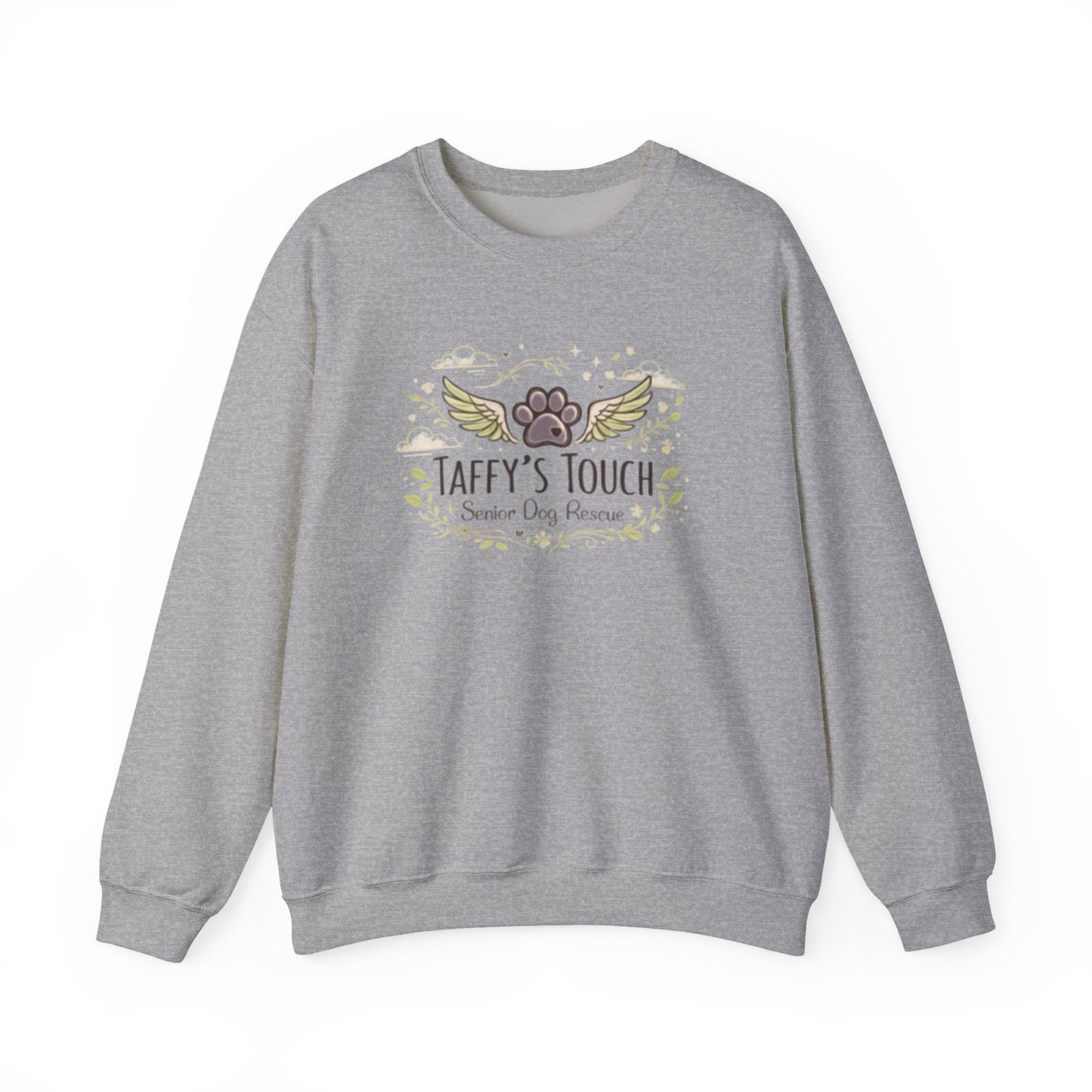 NEW! Taffy's Touch Senior Dog Rescue Retro Crewneck Sweatshirt