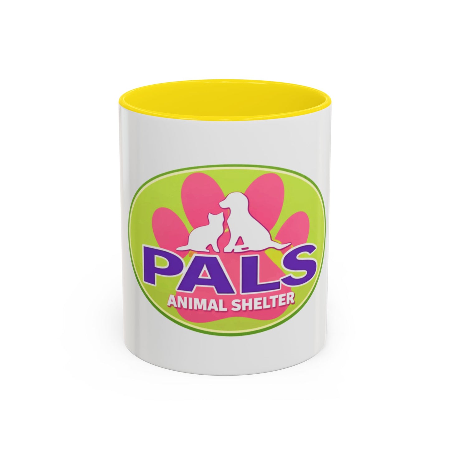 PALS Animal Shelter Accent Coffee Mug – 11/15oz Pet Rescue Logo Mug