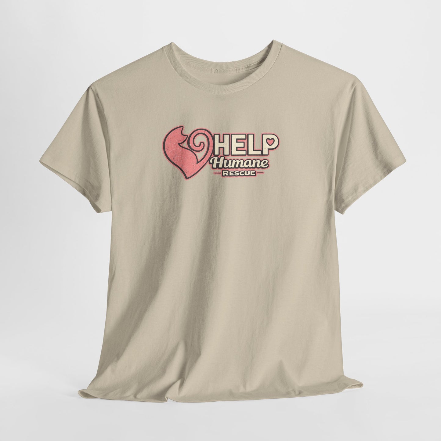 NEW!  Retro Style Help Humane Fundraising T-Shirt