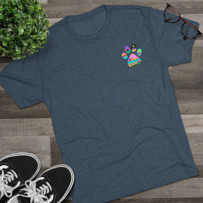 Delta Animal Shelter Tri-Blend Summer Days Paw Print T-Shirt