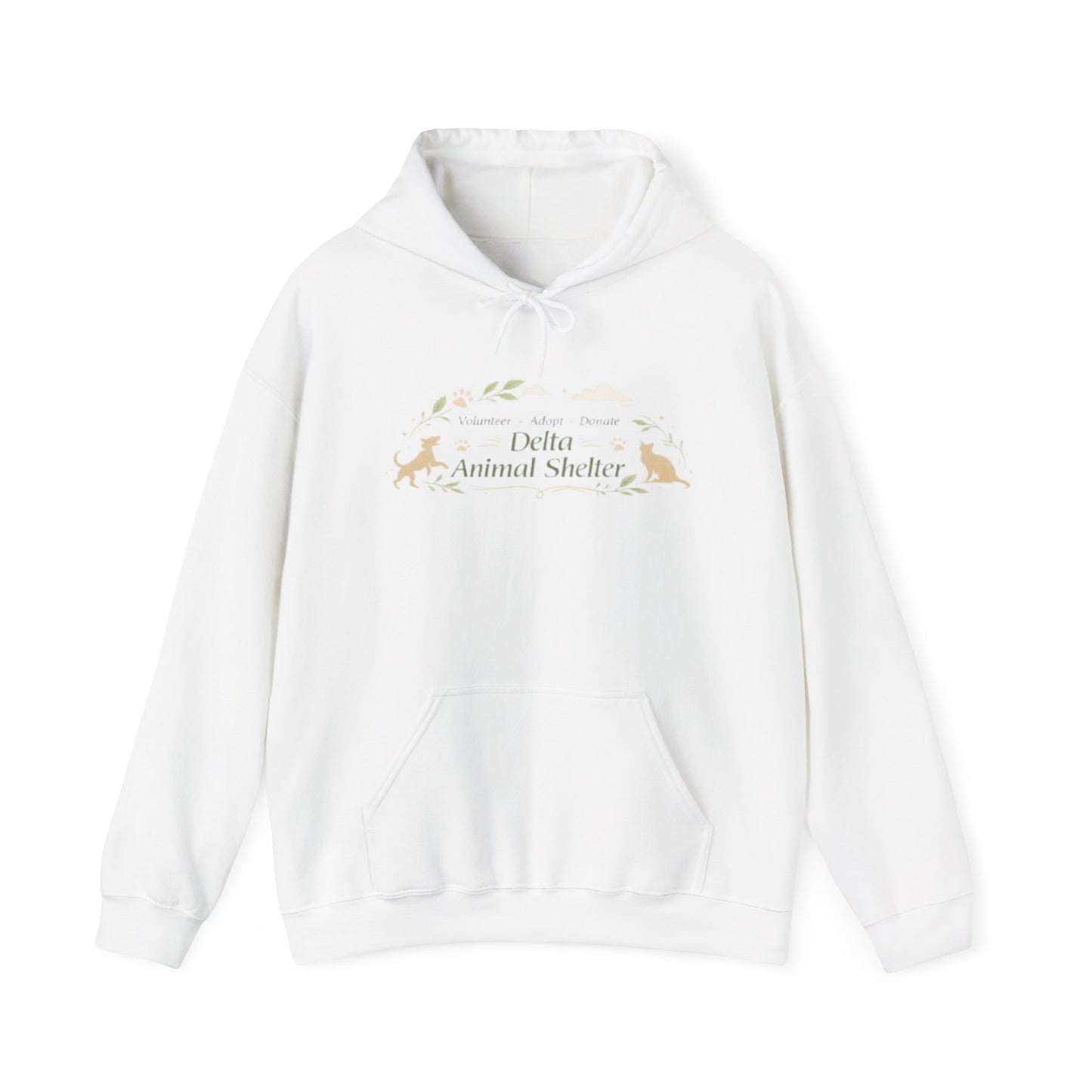 Delta Animal Shelter "Eco Style" Unisex Heavy Blend™ Hooded Sweatshirt