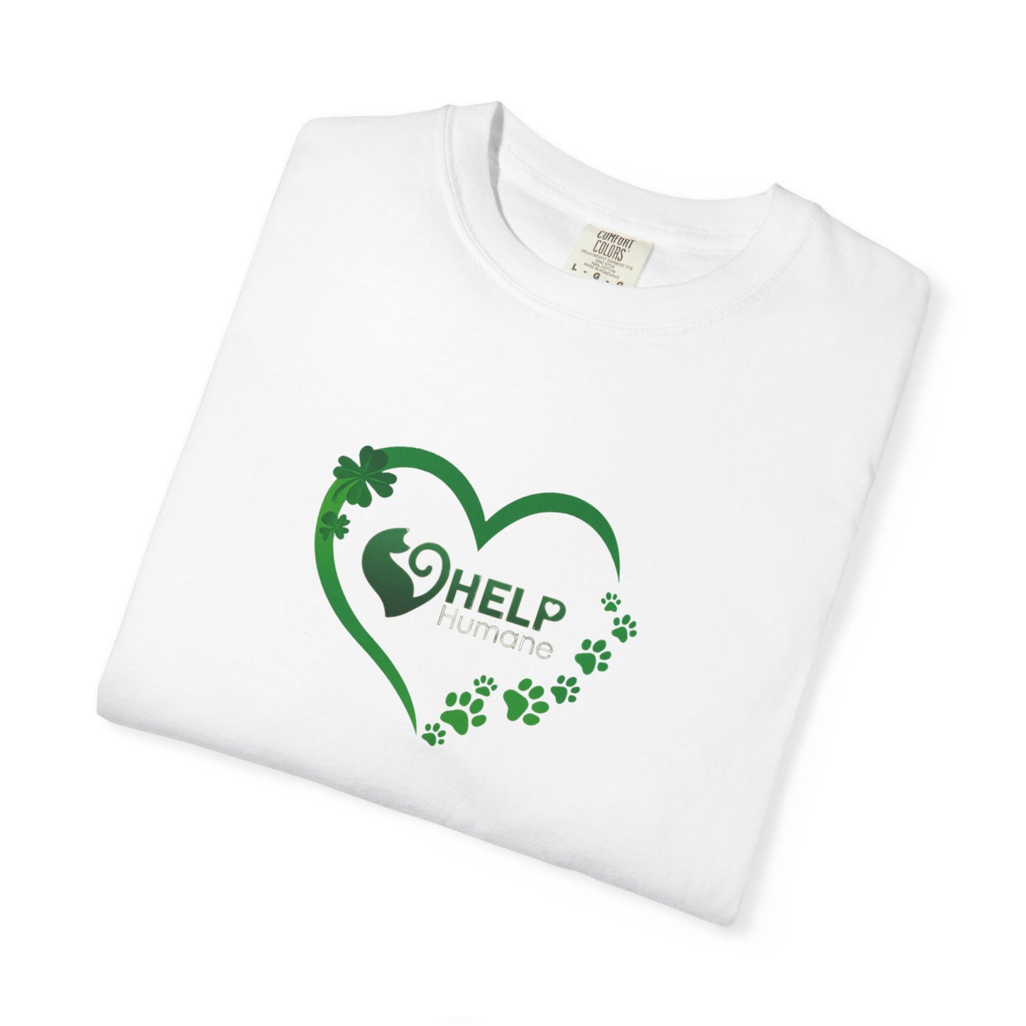 HELP Humane St. Patrick's Day T-Shirt - Heart and Paws