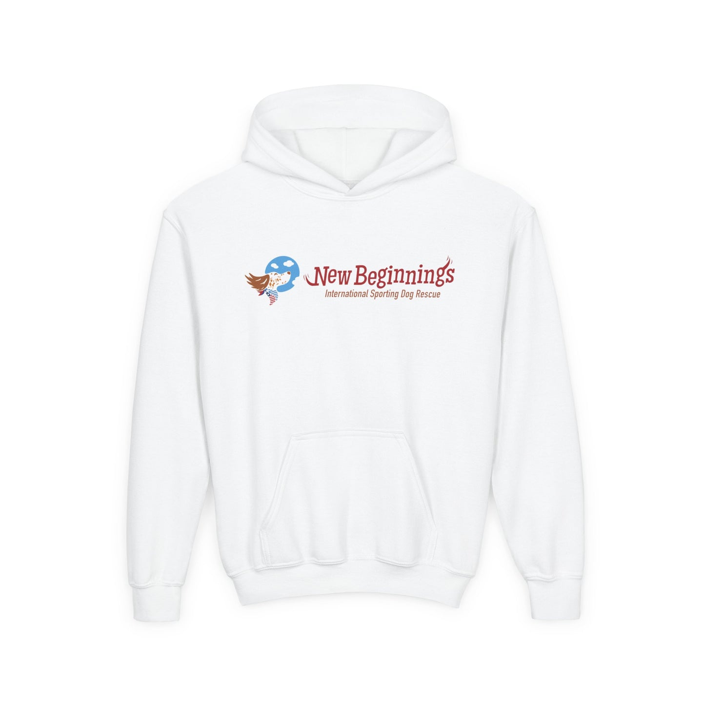 Youth Hoodie - "New Beginnings" Inspirational Logo Pullover