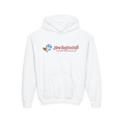 Youth Hoodie - "New Beginnings" Inspirational Logo Pullover