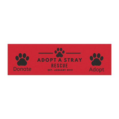Adopt a Stray Rescue Car Magnet — Donate • Adopt Paw Print Support Magnet