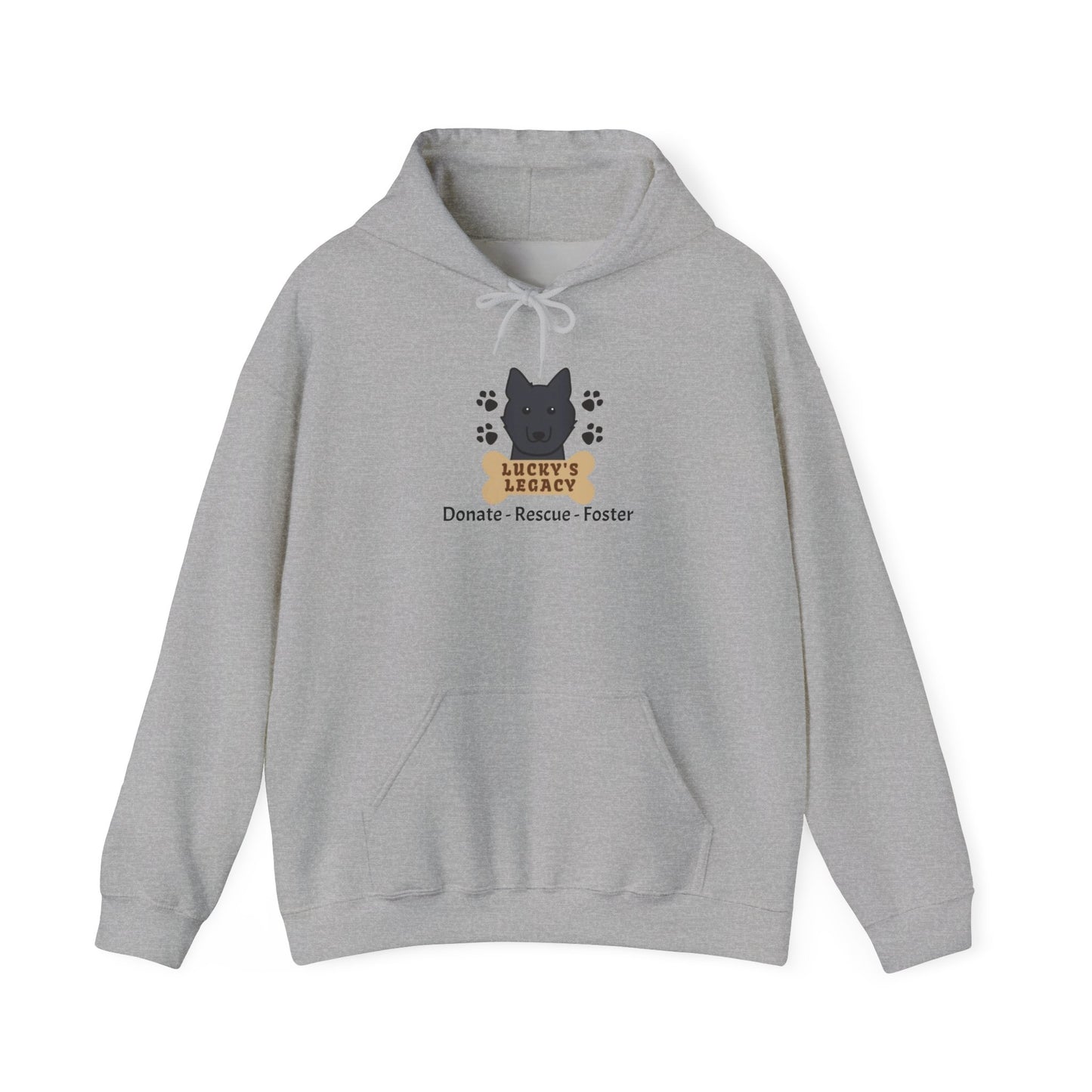 Lucky's Legacy Rescue Hoodie - Donate Rescue Foster