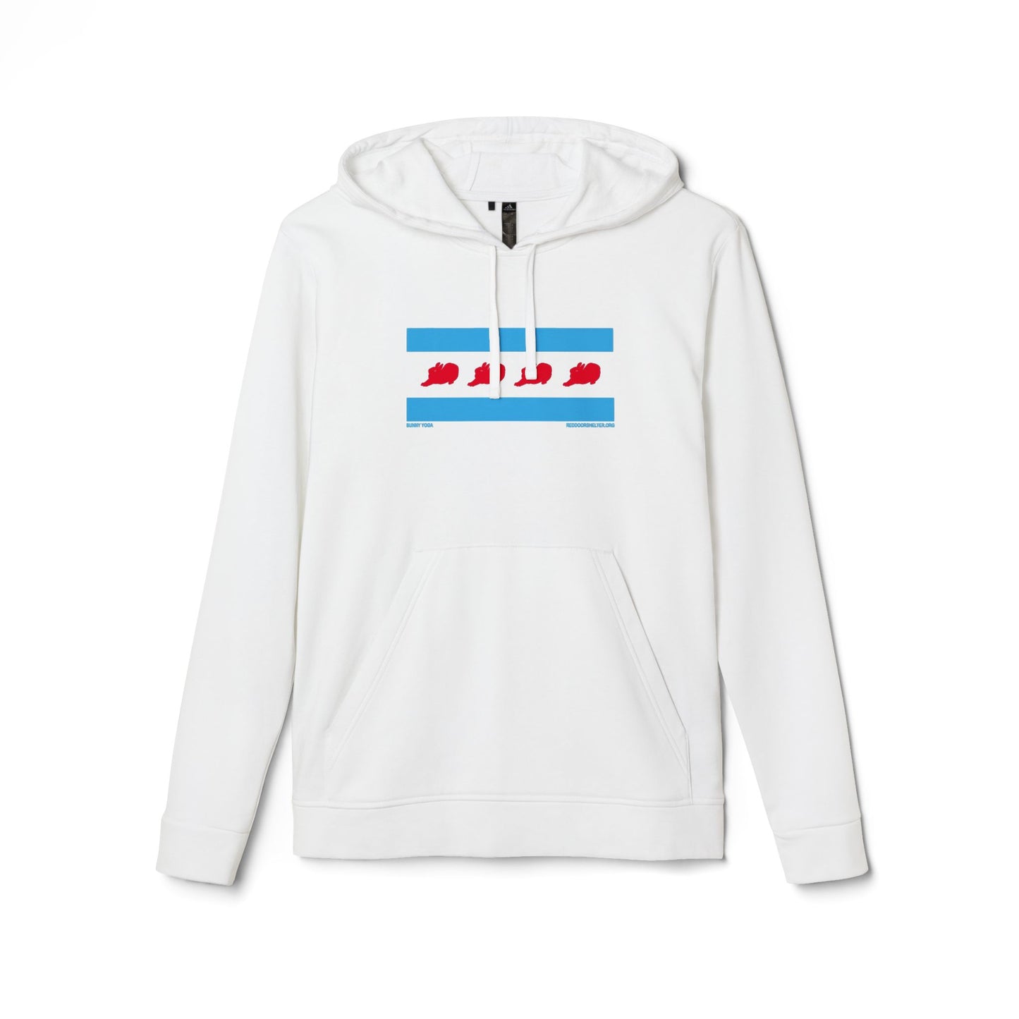 Red Door Bunny Yoga Collection Lightweight Fleece Hoodie