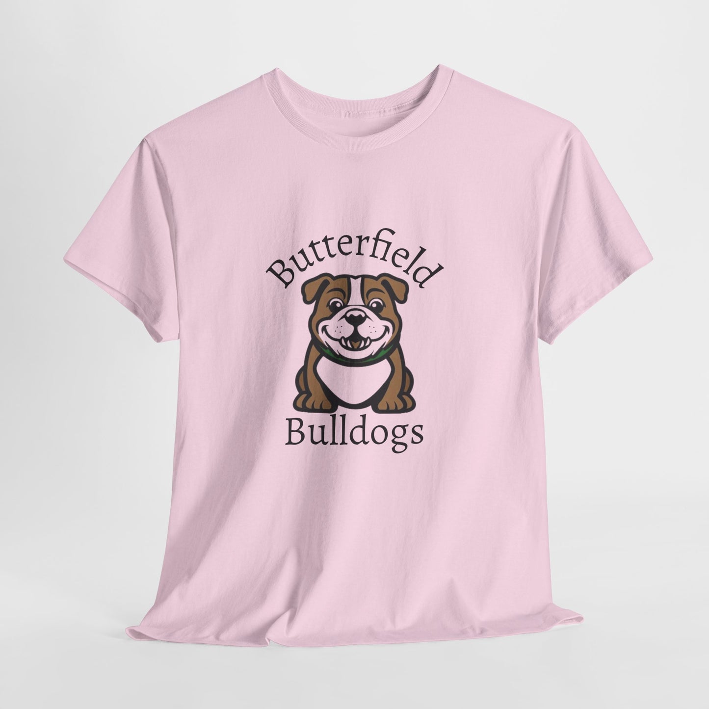 Butterfield Bulldogs Learning Together Tee, Unisex Cotton Shirt for Dog Lovers, Family Gatherings, School Events, Thoughtful Gift