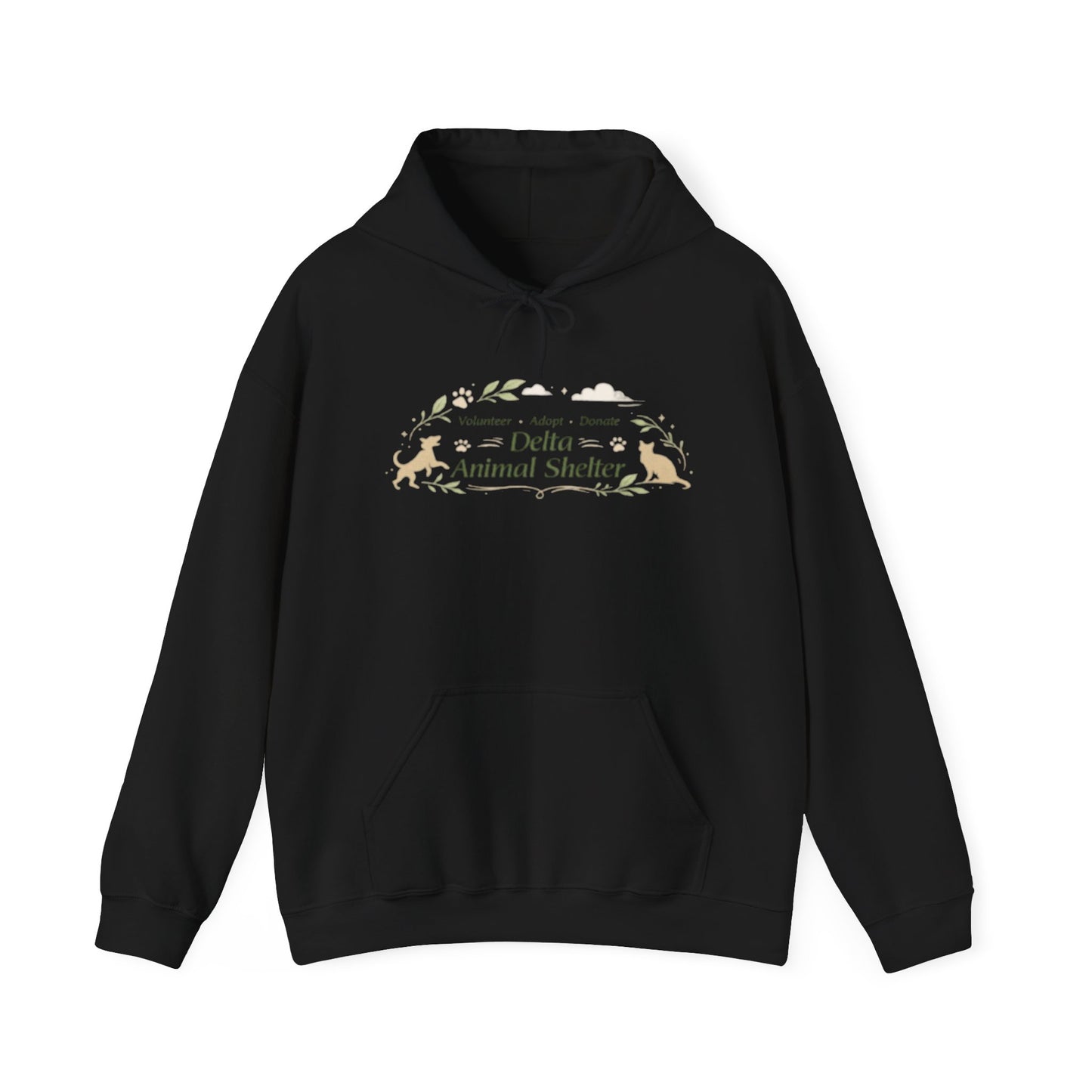 Delta Animal Shelter "Eco Style" Unisex Heavy Blend™ Hooded Sweatshirt