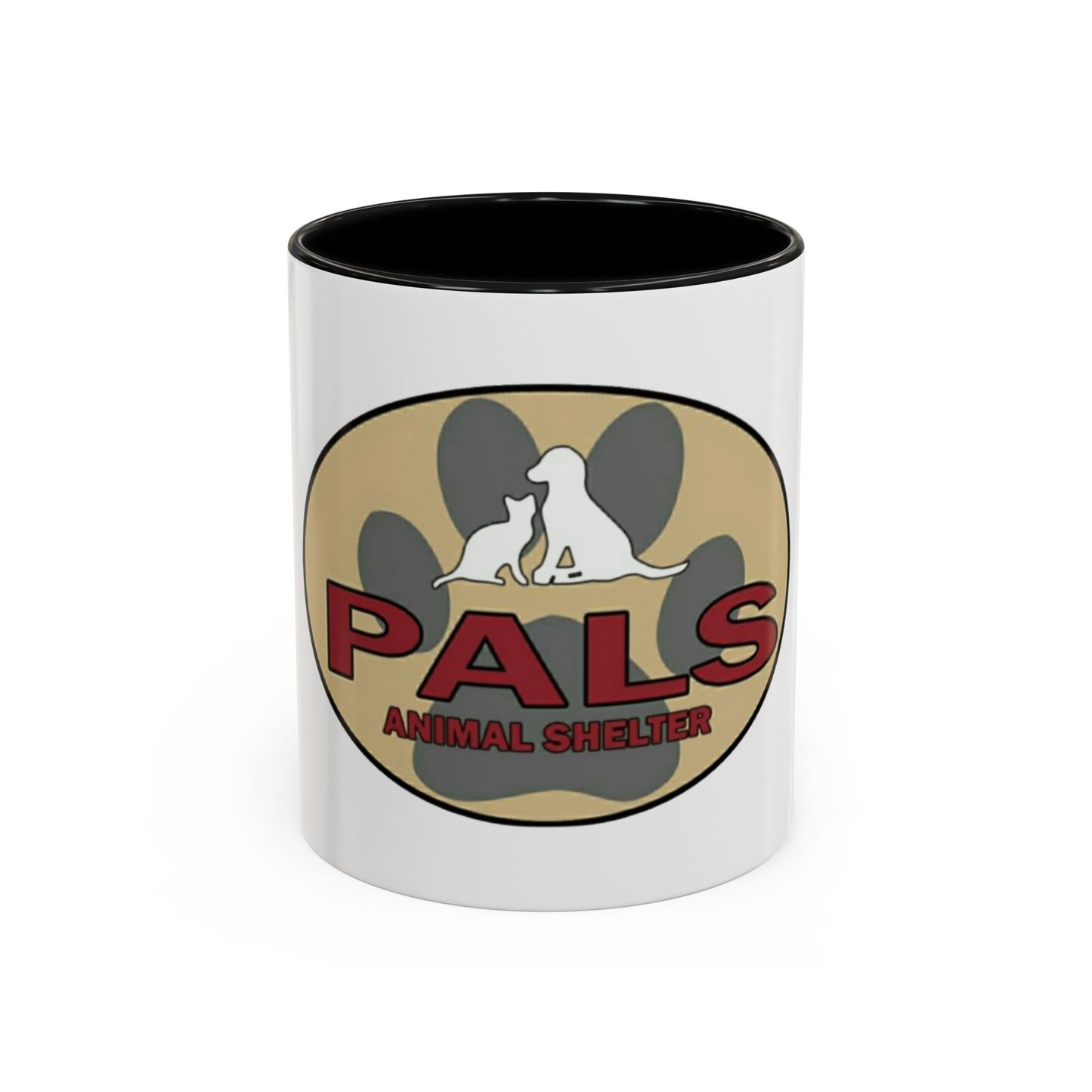 PALS Animal Shelter Coffee Mug – Paw Print Rescue Supporter 11/15oz