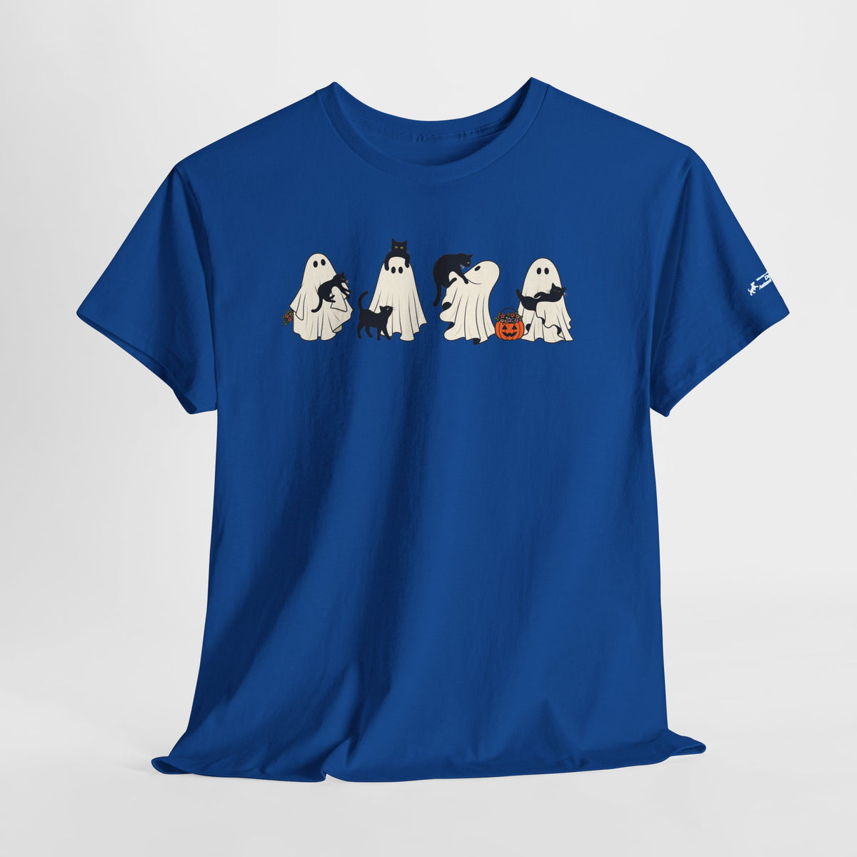 Delta Animal Shelter Cute Ghost Cats Halloween T‑Shirt