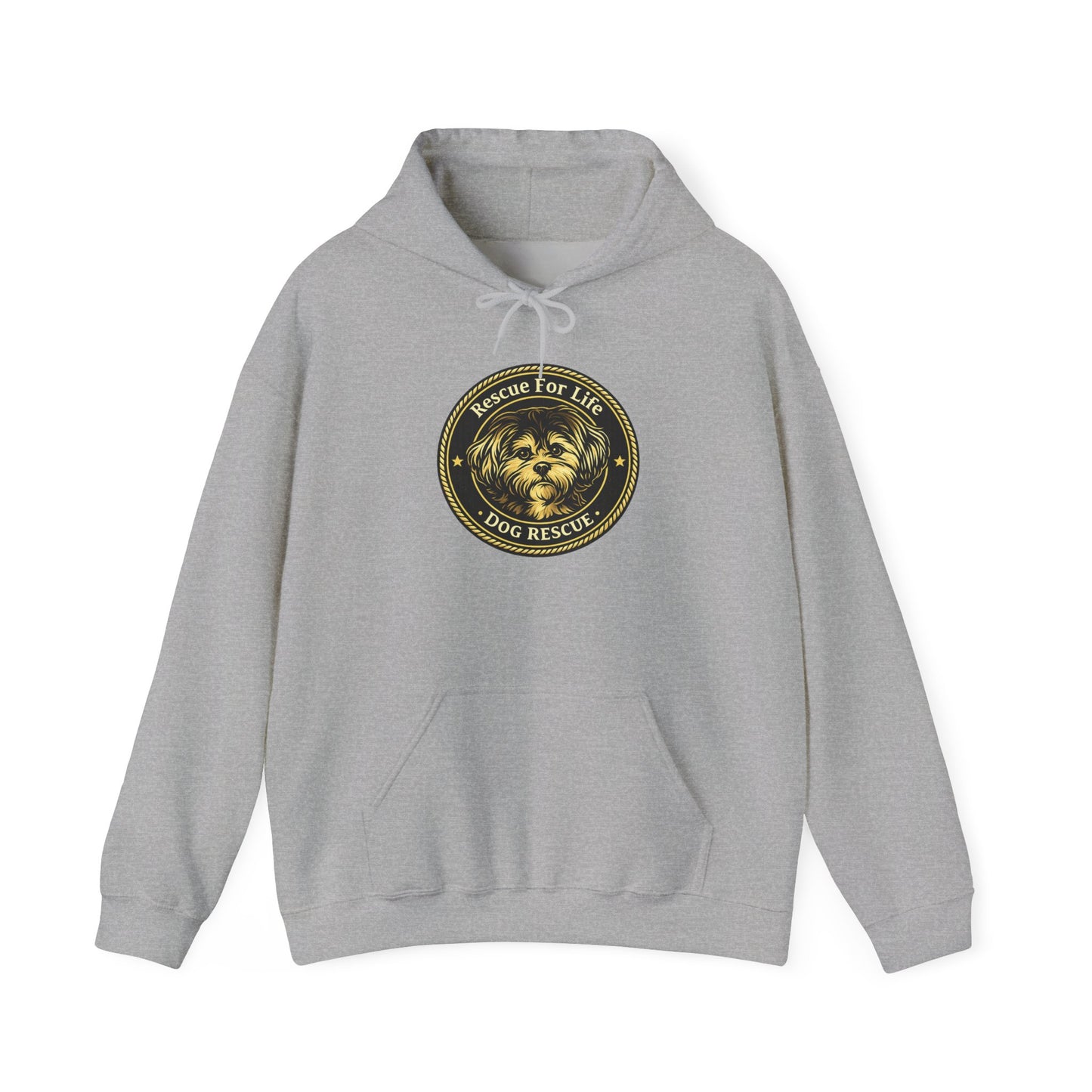 Rescue for Life Dog Rescue Hoodie "Badge" Collection