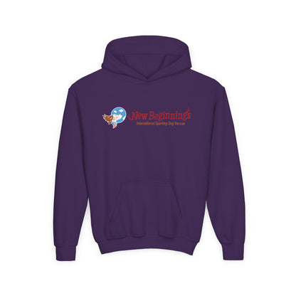 Youth Hoodie - "New Beginnings" Inspirational Logo Pullover