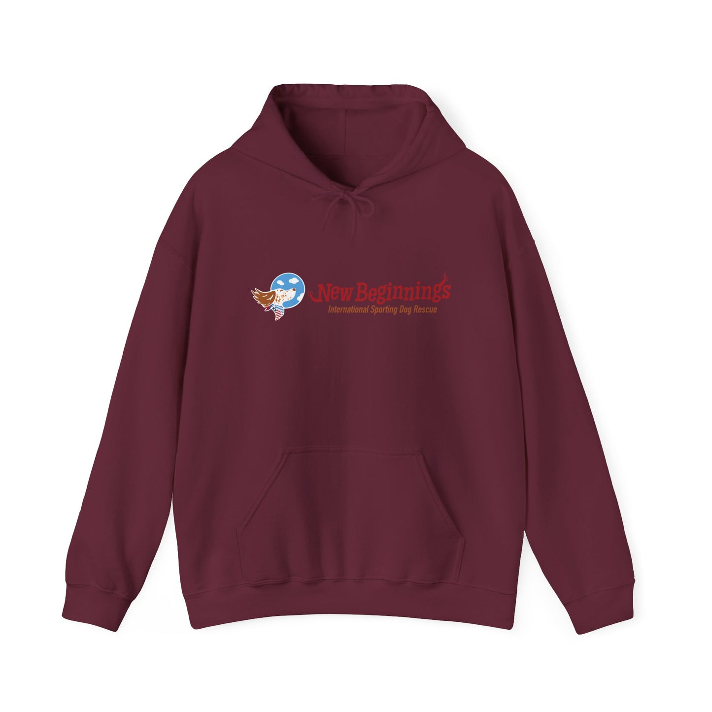 New Beginnings Hoodie — Inspirational 'New Beginnings' Logo Sweatshirt