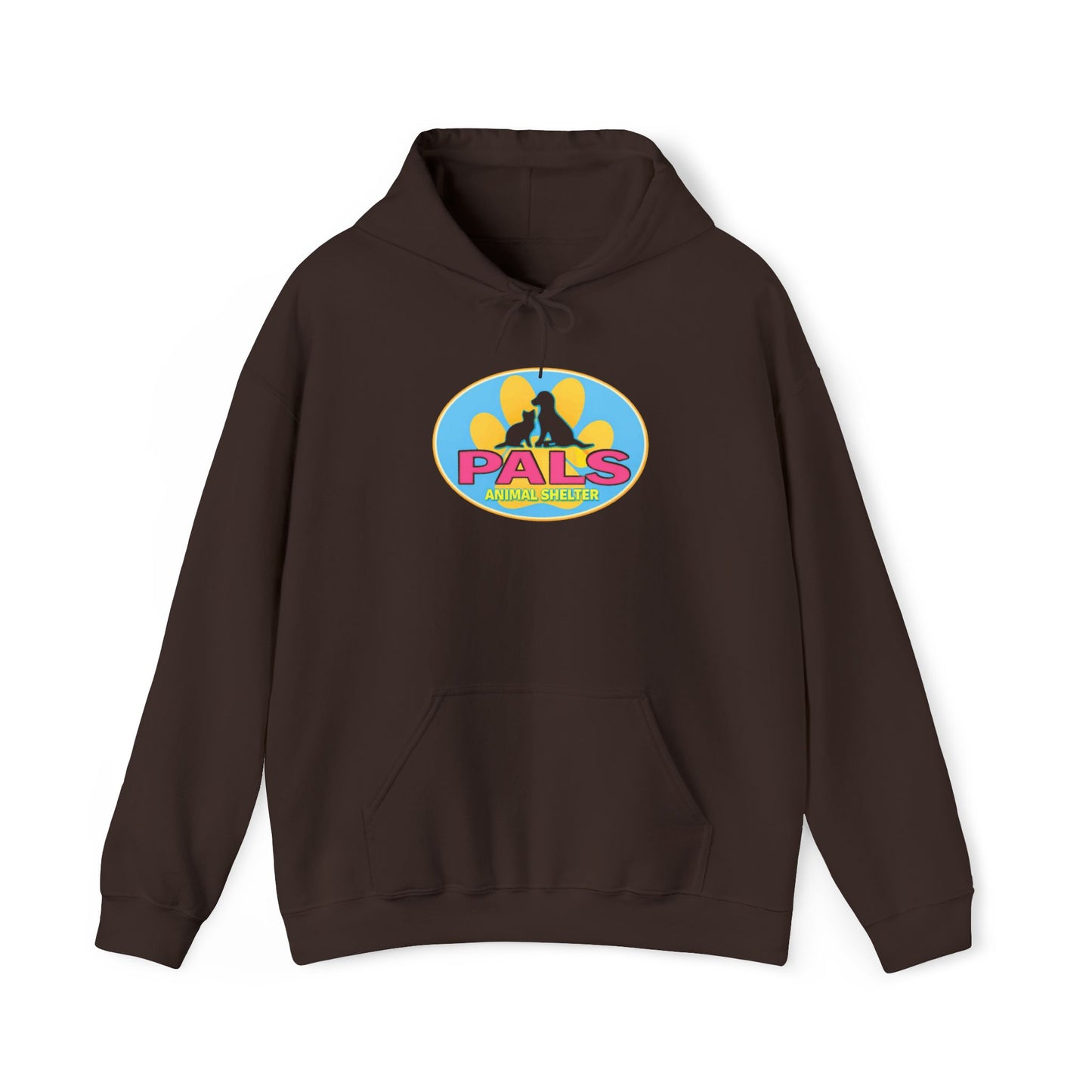 PALS Animal Shelter Badge New Color Logo Hoodie