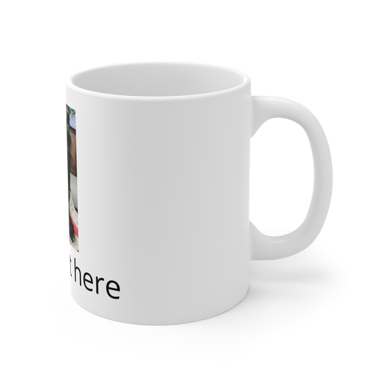 Personalized Photo Mug 11oz — Custom Pet Photo & Text Coffee Cup