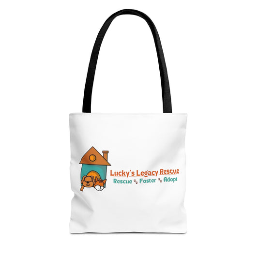 Lucky's Legacy Rescue Logo Tote (Rescue • Foster • Adopt)