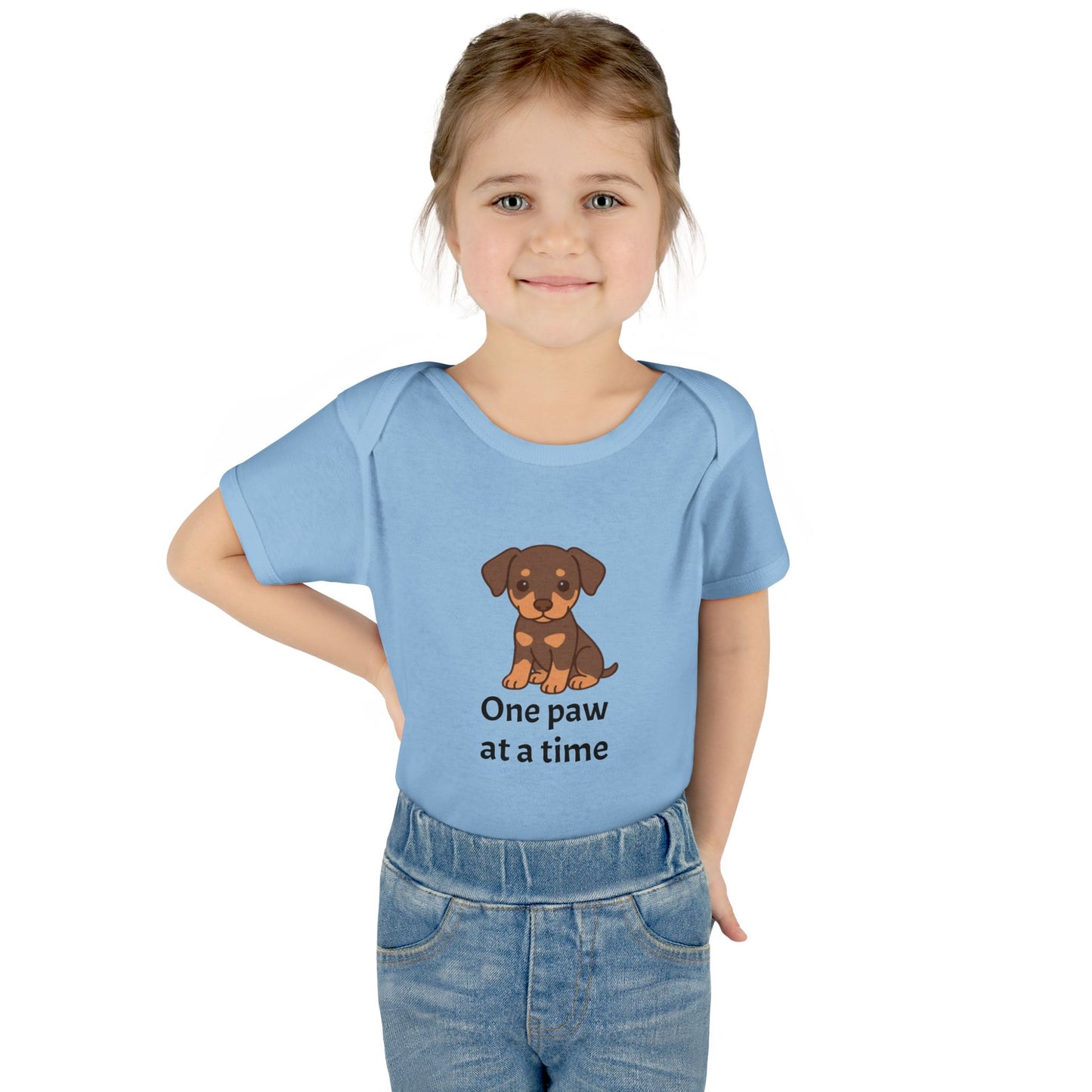 Doberman Rescue Adorable Baby Bodysuit