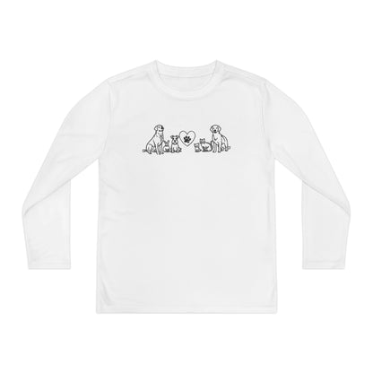 Youth Long Sleeve Delta Animal Shelter "Line Art" Collection Logo on Back
