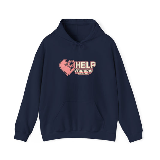 NEW! Retro Style Help Humane Fundraising Hoodie