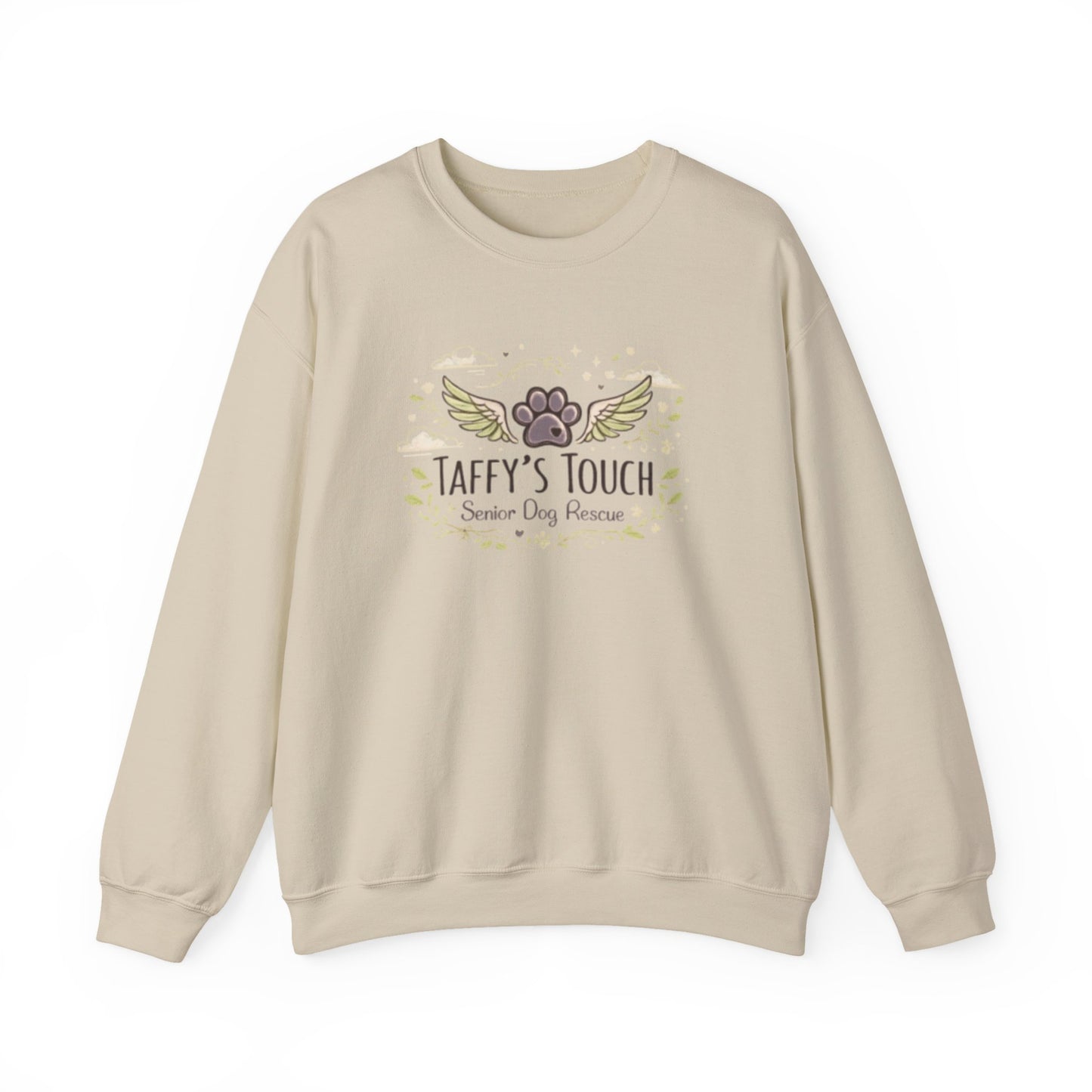 NEW! Taffy's Touch Senior Dog Rescue Retro Crewneck Sweatshirt