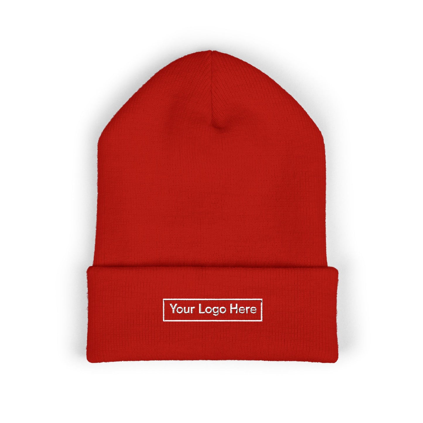 Embroidered Classic Cuffed Beanie — Example Logo