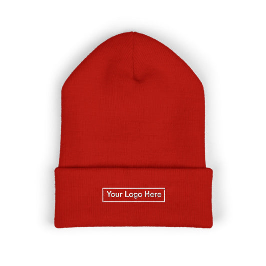 Embroidered Classic Cuffed Beanie — Example Logo