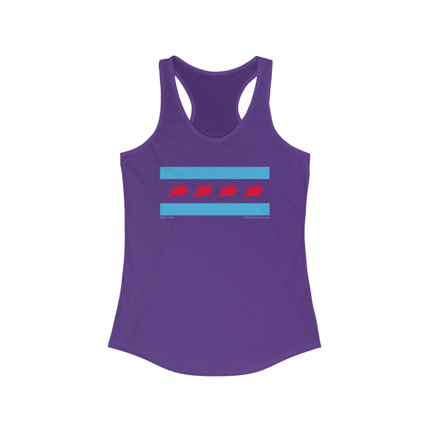 Red Door Bunny Yoga Collection - Women's Ideal Racerback Tank