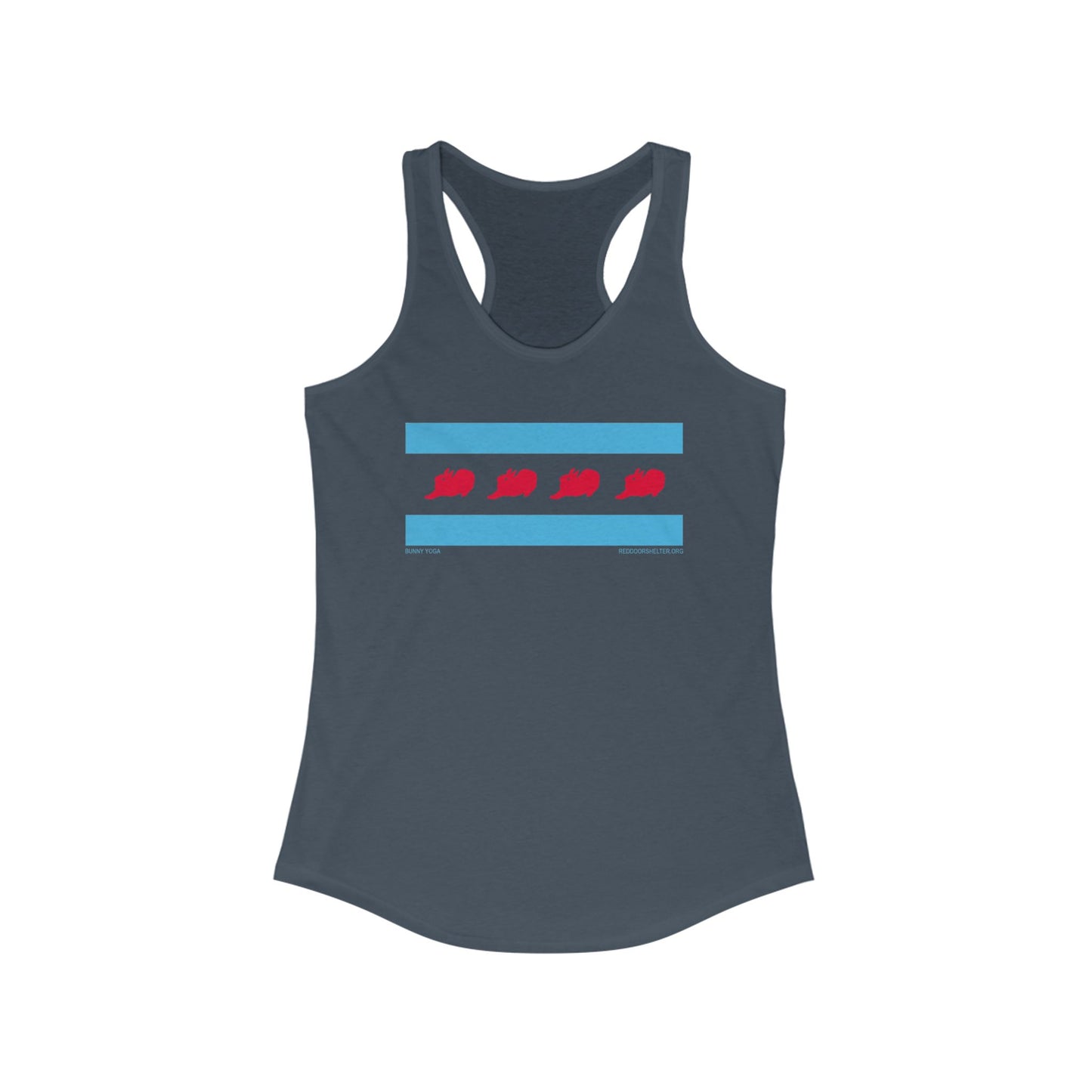 Red Door Bunny Yoga Collection - Women's Ideal Racerback Tank