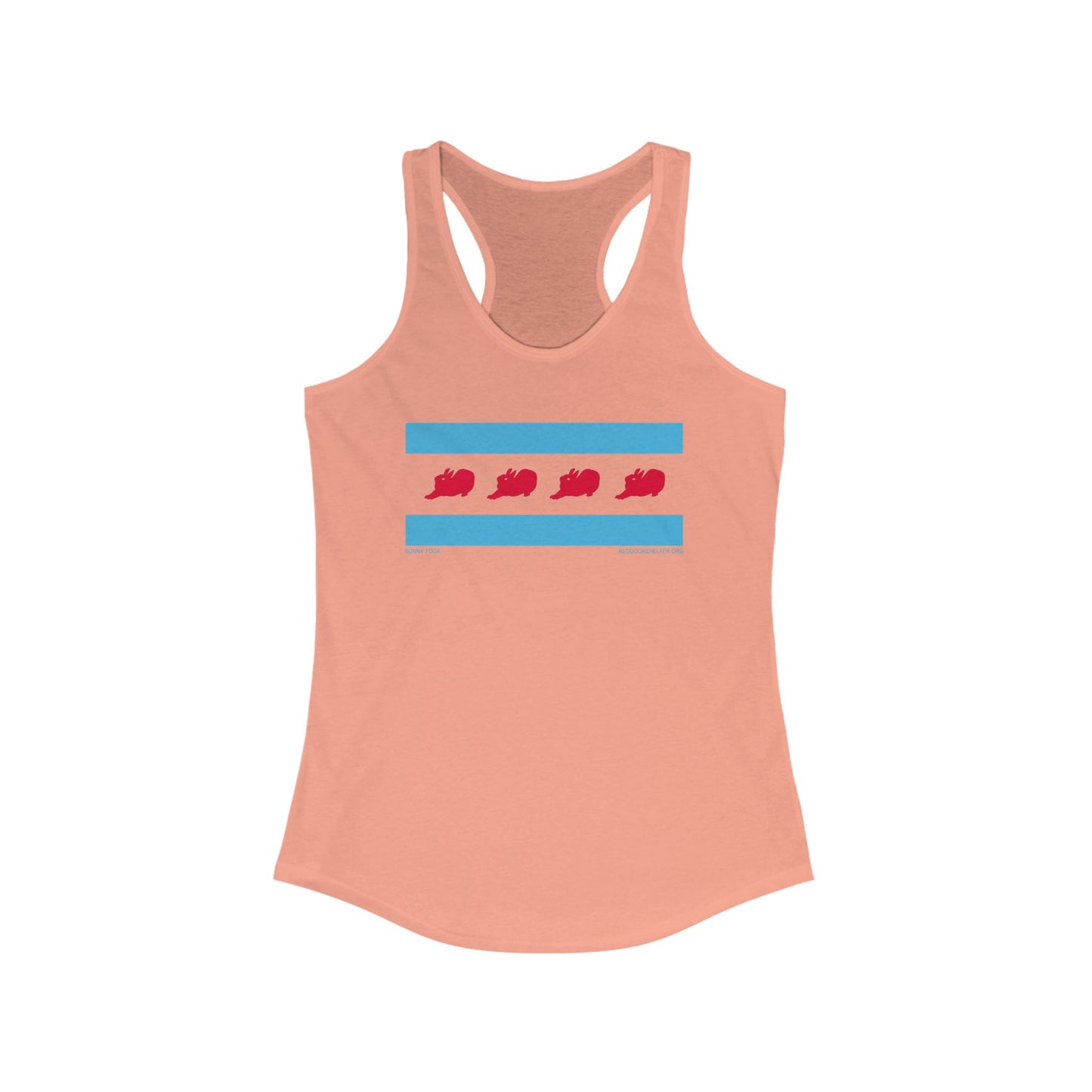 Red Door Bunny Yoga Collection - Women's Ideal Racerback Tank
