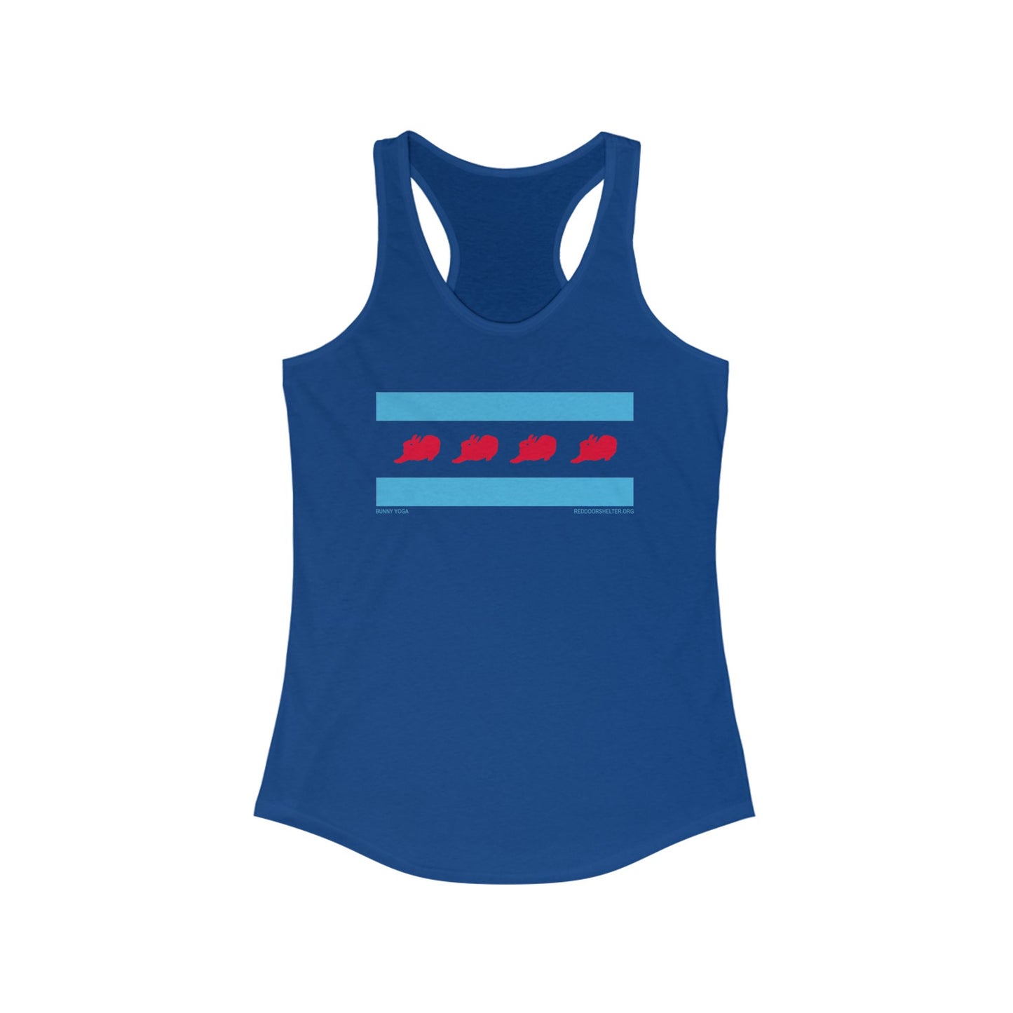 Red Door Bunny Yoga Collection - Women's Ideal Racerback Tank