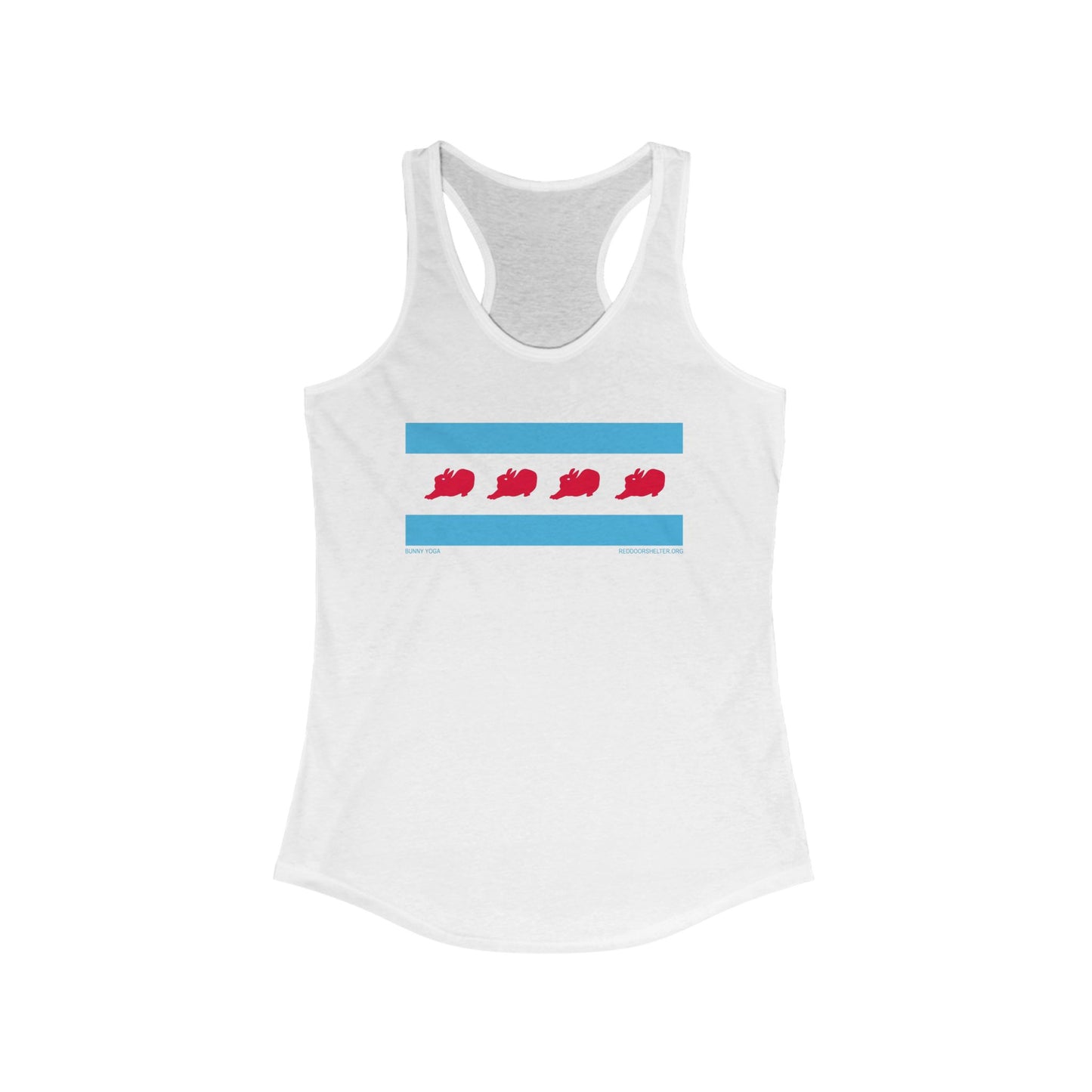 Red Door Bunny Yoga Collection - Women's Ideal Racerback Tank