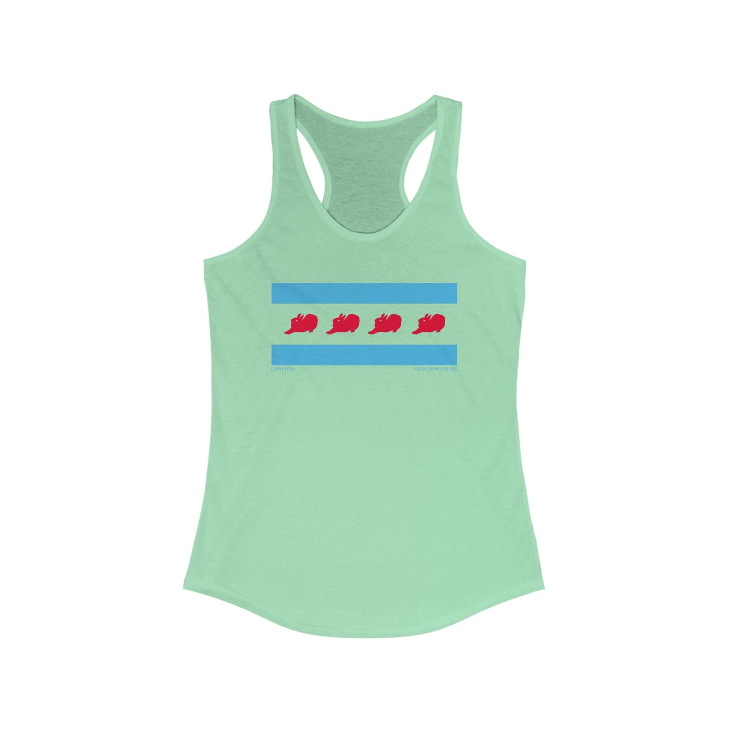 Red Door Bunny Yoga Collection - Women's Ideal Racerback Tank