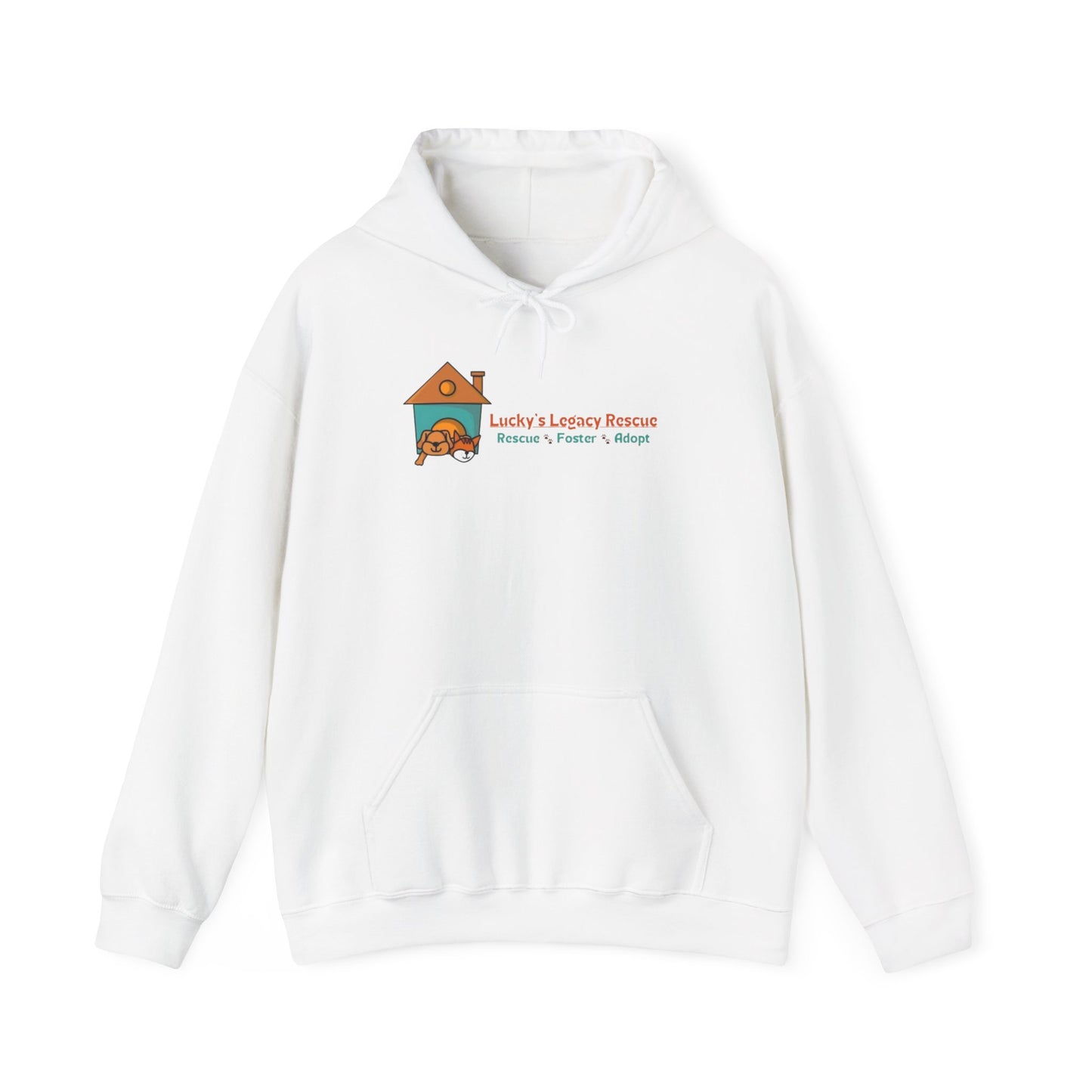 Lucky's Legacy Rescue Animal Rescue Logo Hoodie