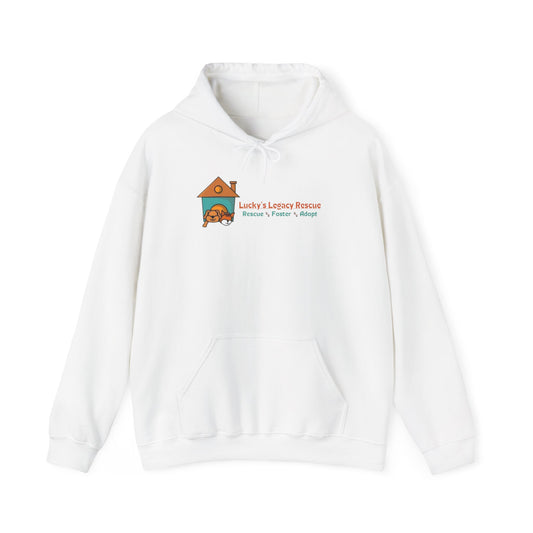 Lucky's Legacy Rescue Animal Rescue Logo Hoodie