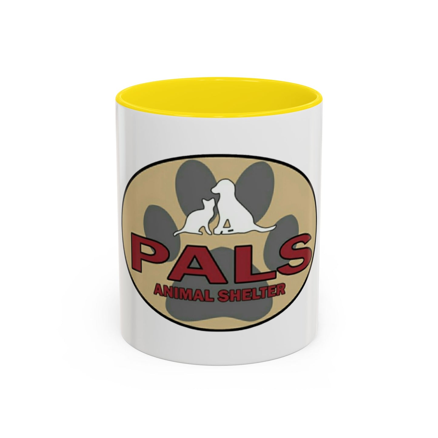 PALS Animal Shelter Coffee Mug – Paw Print Rescue Supporter 11/15oz