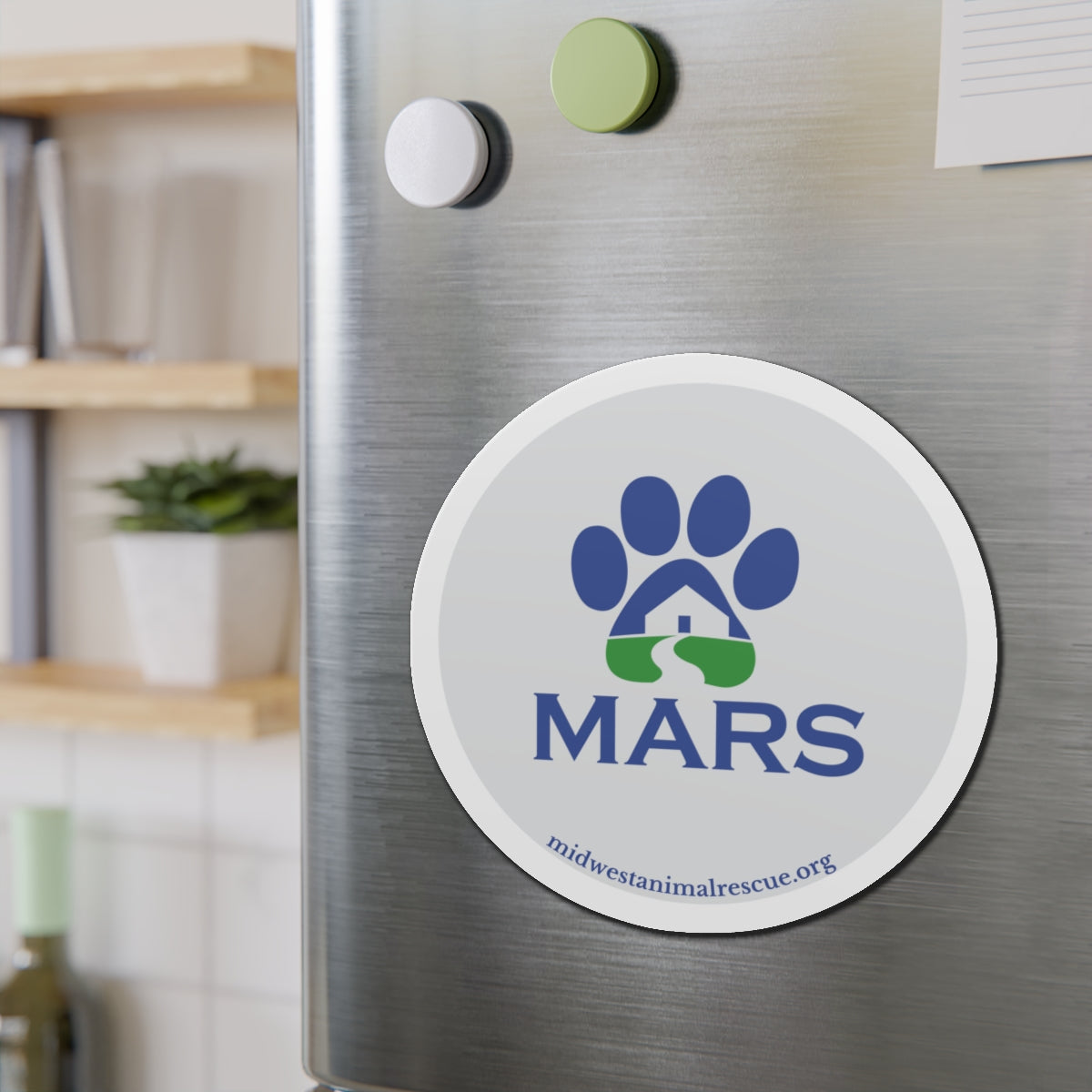 MARS Rescue Logo Magnet — Midwest Animal Rescue & Services Die-Cut Magnet