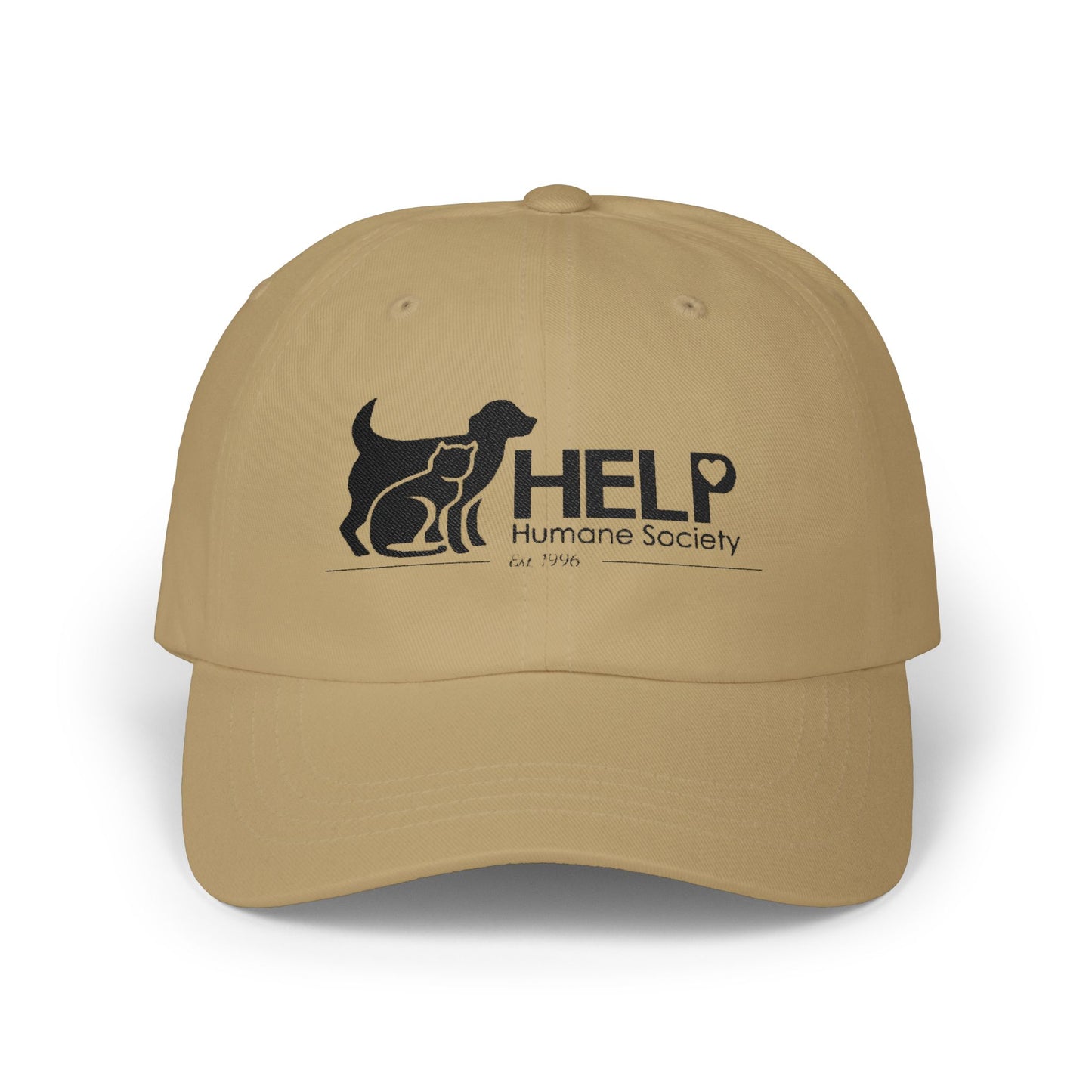 HELP Humane Society Dog Logo Cap – Rescue Awareness Embroidered Hat
