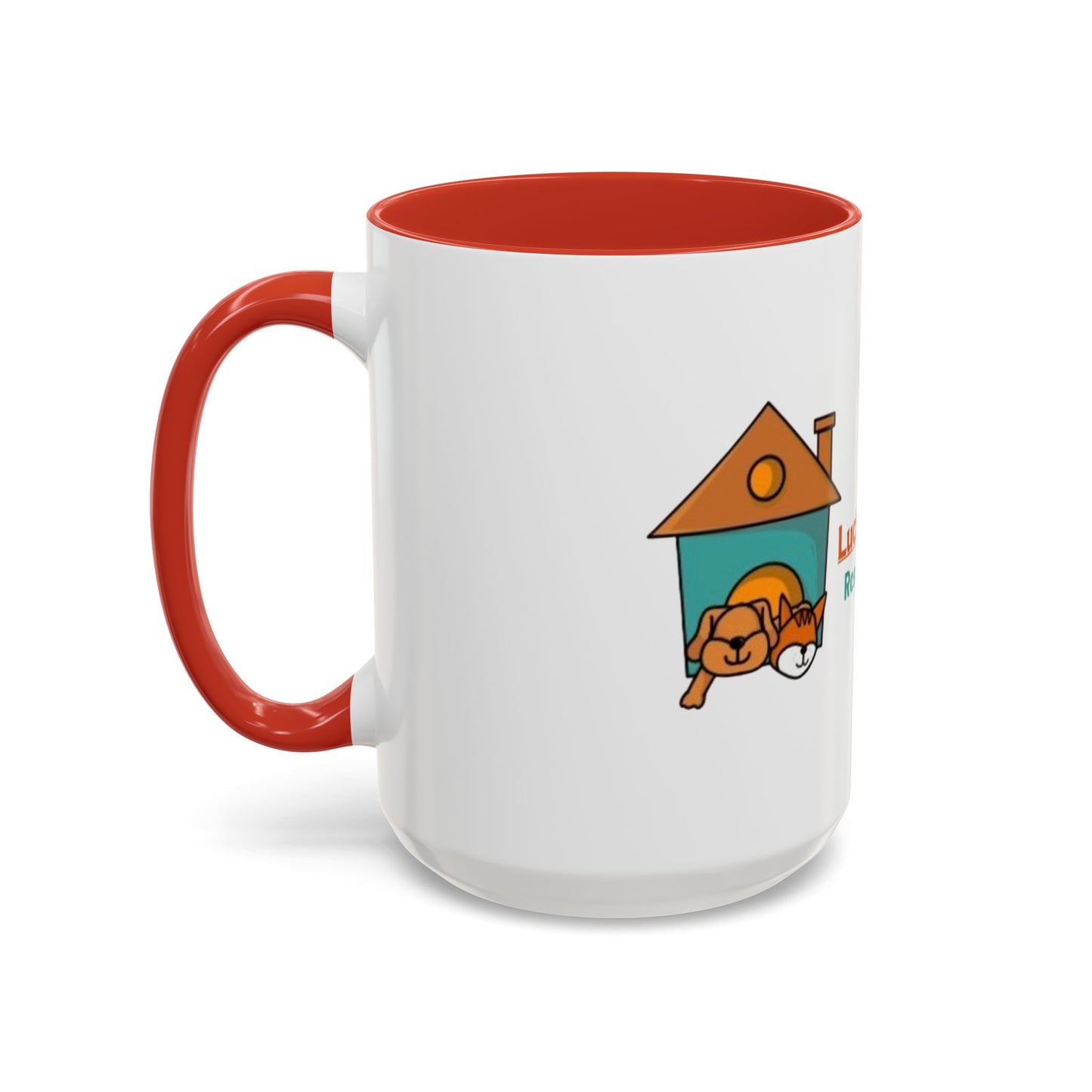 Lucky's Legacy Rescue Coffee Mug — Rescue • Foster • Adopt Accent Mug
