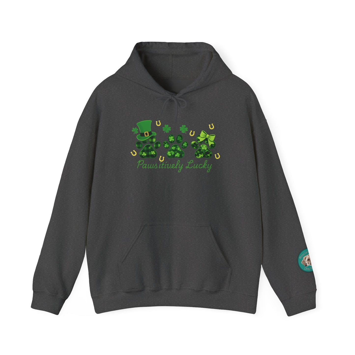 Rescue for Life Paws-itively Lucky St. Patrick's Day Hoodie